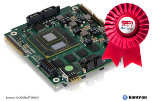 Kontron PCIe/104™ SBC MICROSPACE® MSMST receives 2010/2011 Trend100 Product of the Year Award