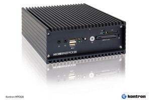 Kontron MICROSPACE® MPCX28: in-vehicle PC with  Intel® Atom™ Z530 processor