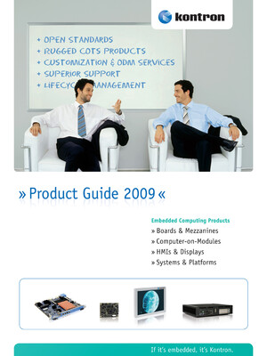 Kontron Embedded Computing Product Guide 2009