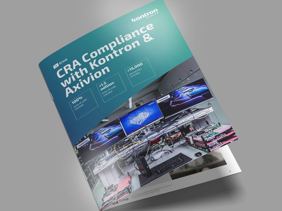 CRA Compliance with Kontron & Axivion