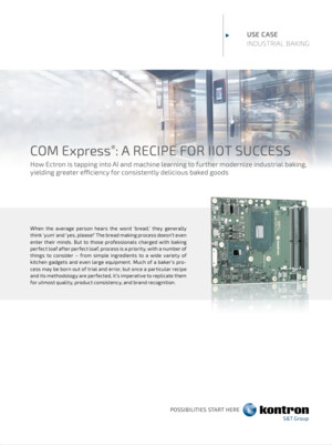 COM Express®: A RECIPE FOR IIOT SUCCESS