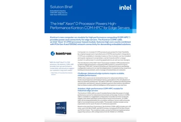 COM HPC | Kontron Embedded Computers