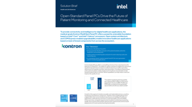 Intel Solution Brief: Future of Patient Monitoring and Connected Healthcare