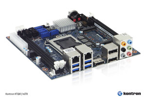Kontron’s embedded Mini-ITX motherboard with 4th generation Intel® Core™ processor delivers leading-edge performance in compact size