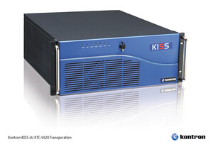Kontron KISS 4U KTC-5520 Transportation: Leistungsstarker Fahrgast-Infotainment Server