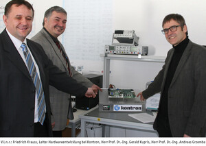 Kontron und AMD übergeben Entwicklungsplattformen an Infotronik-Laboratorium der Hochschule Deggendorf