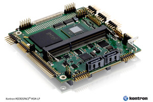 Kontron MICROSPACE® MSM-LP: Dual-Core PCI/104-Express™ Single Board Computer für raue Umgebungsbedingungen