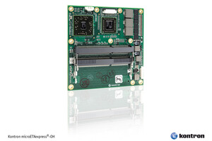 Kontron COM Express® Compact Computer-on-Module microETXexpress-OH mit hocheffizienten  AMD™ Embedded G-Series APUs