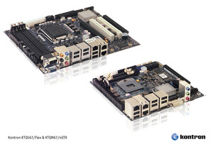 Two new Kontron embedded motherboards support  2nd generation Intel® Core™ i3/i5/i7 processors