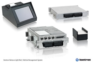Applikationsfertige Funktionsbausteine für Ticketing, Flottenmangement und Kommunikation im ÖPNV: Kontron Venturo Vehicle Management System