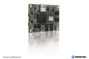 Kontron nanoETXexpress-TT: COM Express™ compatible Ultra Computer-on-Module is equipped with the Intel® Atom™ Processor E6xx Series