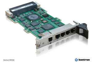 IPv4/IPv6 konformer High-Performance Gigabit Ethernet Switch Kontron VX3910 für VPX und OpenVPX™ Plattformen