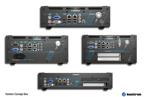Kontron Concept Box: Embedded Box PCs in different sizes and flexible configurations