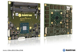 Kontron launcht zwei COM Express® compact Computer-on-Module Familien mit Intel® Atom™ Prozessor E3800 und Intel® Celeron® Prozessoren N2900 /J1900