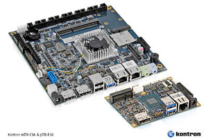 Kontron stellt zwei neue embedded Motherboards mit  Intel® Atom™ Prozessoren der E3800 Serie vor