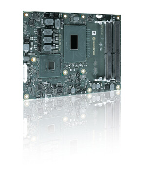 Kontron COM Express® Module mit Intel Atom®, Intel® Core™ oder Intel® Xeon® E Prozessoren jetzt mit bis zu 128 GB Arbeitsspeicher