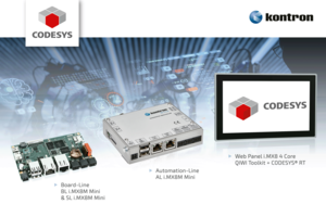 Kontron i.MX8M Mini Plattform ab sofort mit CODESYS® SoftSPS verfügbar