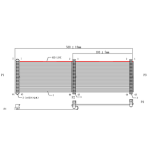 Cable HDD 500mm 2mm 44 pin