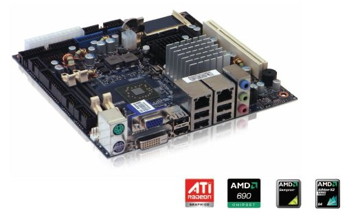 KT690/mITX (BGA) - dual core