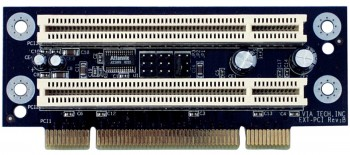 PCI Raiser card , 2 slot butterfly (away)